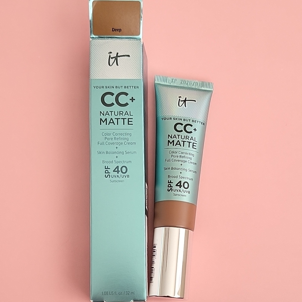 Brand New IT Cosmetics CC+ Cream Natural Matte - Deep